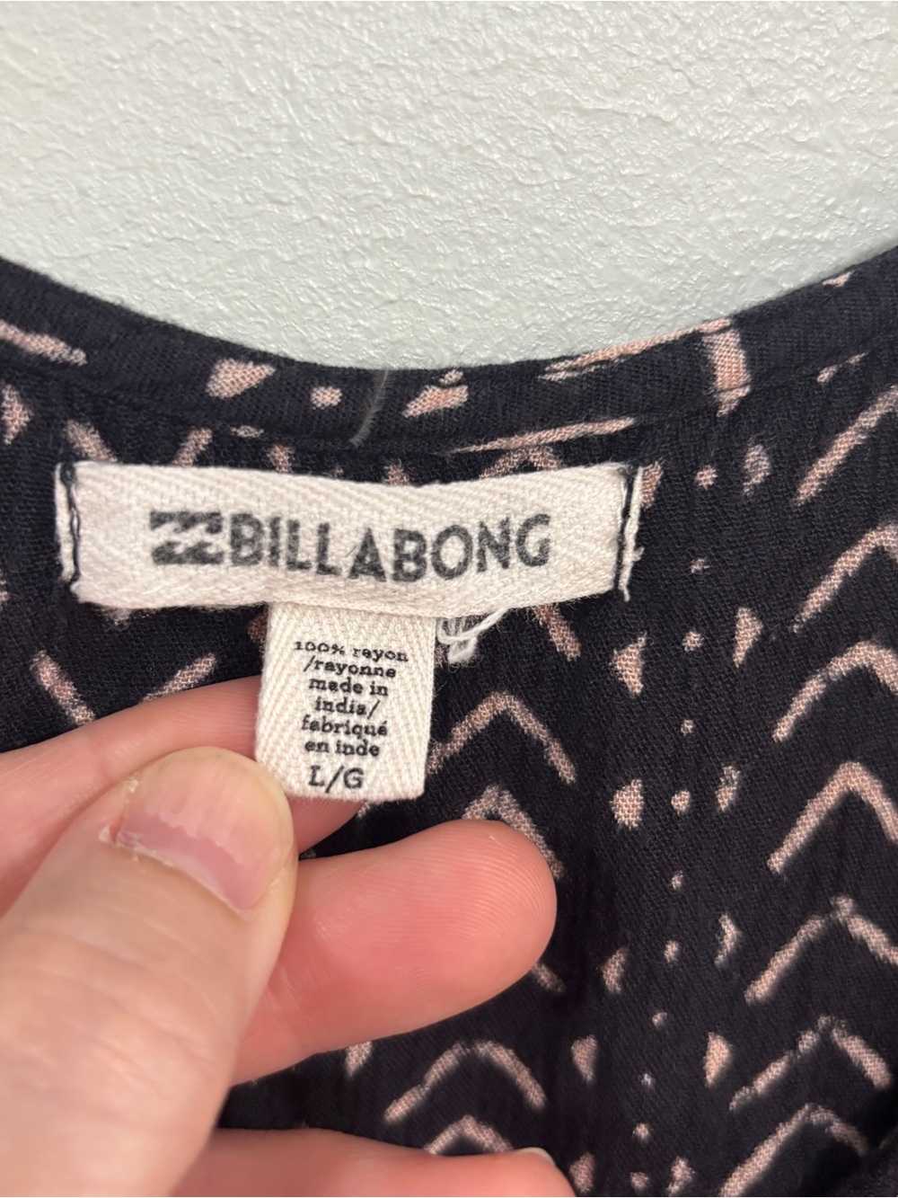 Billabong Desert Dreamers Black Midi Dress large - Picture 6 of 10
